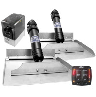 Classic Series Hydraulic Trim Tab Kit with Rocker Switch - 12V - 6BT-50000-59-00 - 1212EIC - 5000059 - Bennett Marine